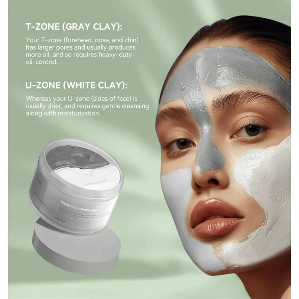 WNP - NIB Duo Cleansing Clay Mask (15 Minute Skincare), 3.53 oz. Sealed Product